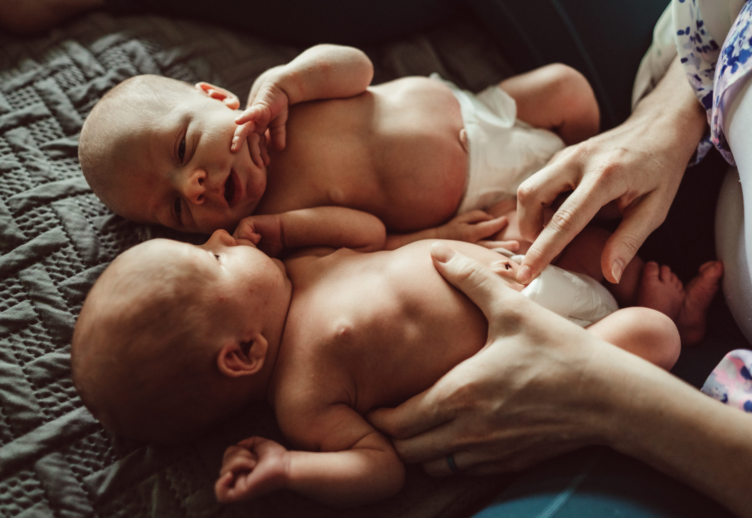 Postpartum with twins Wilmington, NC Virtual Twin Birth Doula